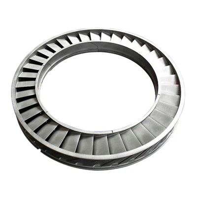 Nikelio lydinio kreipiamoji mentelė aero variklio daliai